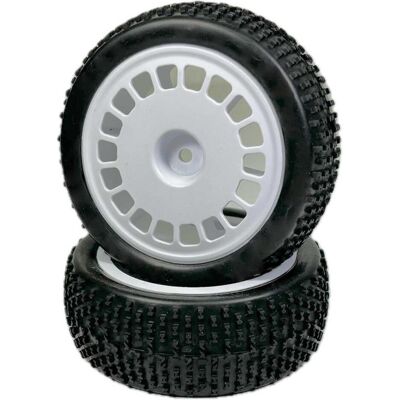 Absima 1:10 Buggy Räderset "Mini Block" vorne weiss (2) Absima 1:10 Buggy Räderset "Mini Block" vorne weiss (2)