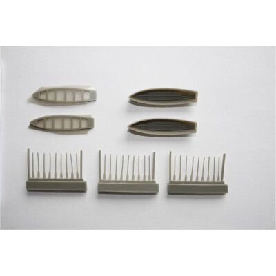 CMK Bismarck 8 m Cutter 2pcs.f.TRU 1/200 CMK Bismarck 8 m Cutter 2pcs.f.TRU 1/200