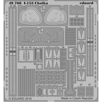 Eduard Polikarpov I-153 Chaika - 1:48 Modellbausatz Eduard Polikarpov I-153 Chaika - 1:48 Modellbausatz