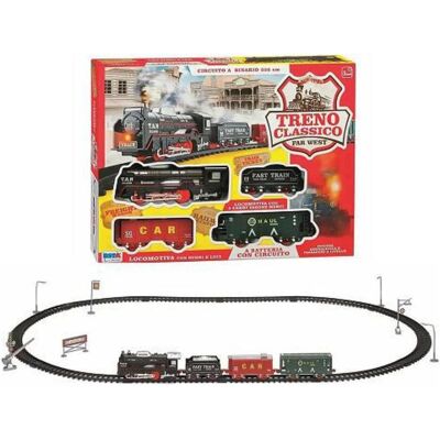 Rs Toys Classic Train With Battery, Lights And Sounds, 33 Pieces, Circuit 430 cm Rs Toys Classic Train With Battery, Lights And Sounds, 33 Pieces, Circuit 430 cm