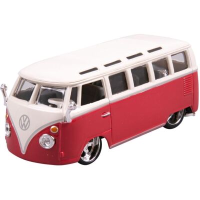 Bburago 18-43048 VW Van Bus Samba Κόκκινο Μεταλλικό Ρεπλίκα κλίμακα 1:32 (Asst.18-43000/43100) για 3 Bburago 18-43048 VW Van Bus Samba Κόκκινο Μεταλλικό Ρεπλίκα κλίμακα 1:32 (Asst.18-43000/43100) για 3