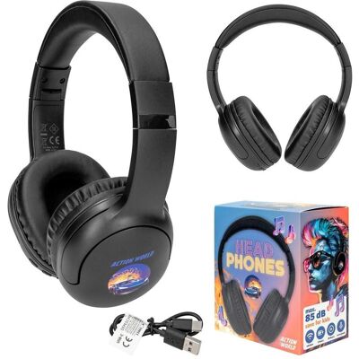 Dino World - Action World Headphone - Black Dino World - Action World Headphone - Black