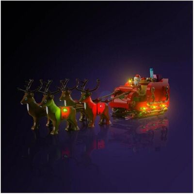 Light my bricks LMB 2.0 LED Licht Set für LEGO 40499 Schlitten des Weihnachtsmanns Light my bricks LMB 2.0 LED Licht Set für LEGO 40499 Schlitten des Weihnachtsmanns