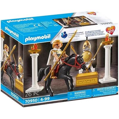 Playmobil Alexander der Große - König von Makedonien mit Bukephalus und Zubehör Playmobil Alexander der Große - König von Makedonien mit Bukephalus und Zubehör