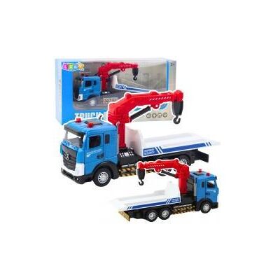 Lean Toys Abschleppwagen mit Abschleppwagen-Metallkabinenbeleuchtung und Geräuschen Lean Toys Abschleppwagen mit Abschleppwagen-Metallkabinenbeleuchtung und Geräuschen