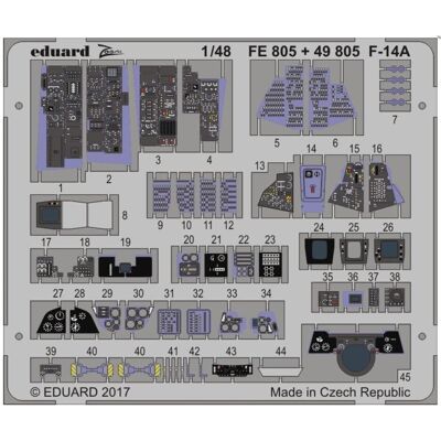 Eduard F-14A interior for Tamiya Eduard F-14A interior for Tamiya