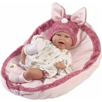 Llorens Babypuppe Mimi lachend mit Kissen 42cm Llorens Babypuppe Mimi lachend mit Kissen 42cm