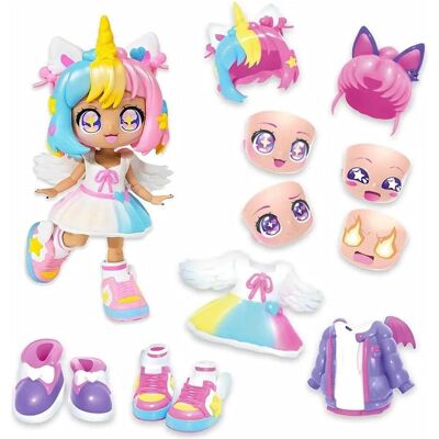Bandai Spielfigur animakii switch & Swap Einhorn/Fledermaus Bandai Spielfigur animakii switch & Swap Einhorn/Fledermaus