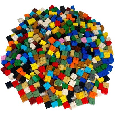 2x2 Steine bunt / 100 Stück / Colorful brick mix 3003 (3003, LEGO Zubehör) 2x2 Steine bunt / 100 Stück / Colorful brick mix 3003 (3003, LEGO Zubehör)