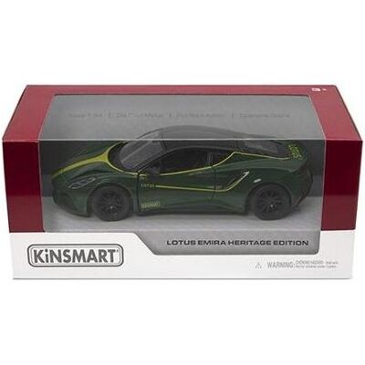 Kinsmart KINS Die-cast Modell Lotus Emira (Heritage Edition), 1:34, ast 3 Kinsmart KINS Die-cast Modell Lotus Emira (Heritage Edition), 1:34, ast 3