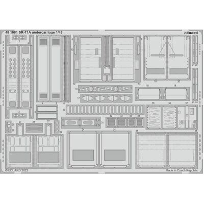 Eduard SR-71A undercarriage for REVELL Eduard SR-71A undercarriage for REVELL