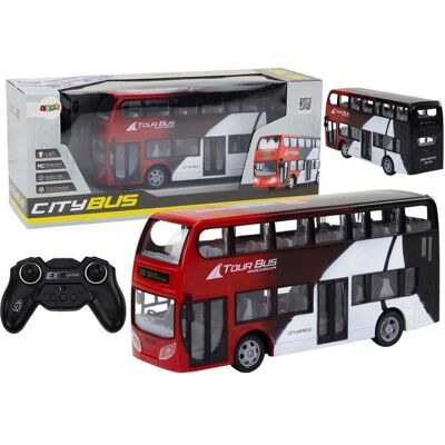 Lean Toys Doppeldecker-R/C-Bus mit Lichtern Lean Toys Doppeldecker-R/C-Bus mit Lichtern