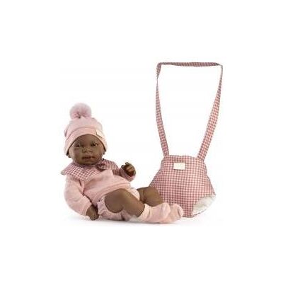 Antonio Juan Spanische Puppe Indira Mulattin mit Tragehilfe, 42 cm Antonio Juan Spanische Puppe Indira Mulattin mit Tragehilfe, 42 cm