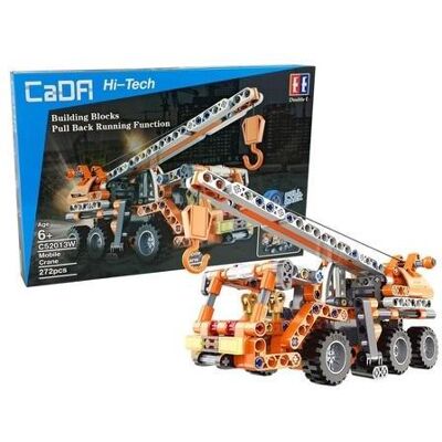 Lean Toys Maschinenkran aus Blöcken, 272 Stück Lean Toys Maschinenkran aus Blöcken, 272 Stück