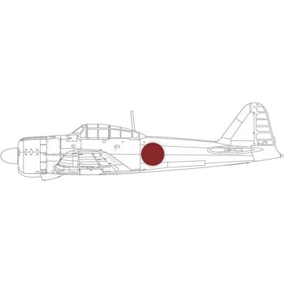 Eduard A6M2 Model 21 national insignia 1/48 Eduard A6M2 Model 21 national insignia 1/48