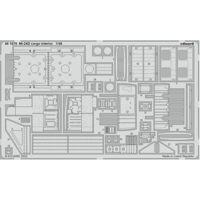Eduard Mi-24D cargo interior for TRUMPETER Eduard Mi-24D cargo interior for TRUMPETER
