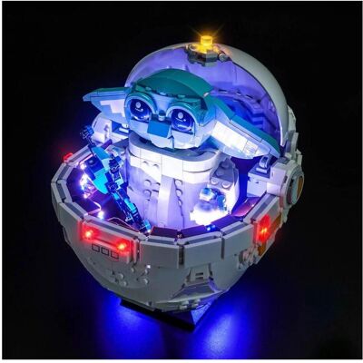 BrickBling LED Licht Set für LEGO Star Wars: Grogu™ in seiner Repulsorwiege (75403) BrickBling LED Licht Set für LEGO Star Wars: Grogu™ in seiner Repulsorwiege (75403)