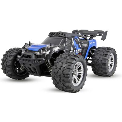 Amewi M-Land Truggy 48km/h 4WD 1:16 RTR silber/blau Amewi M-Land Truggy 48km/h 4WD 1:16 RTR silber/blau