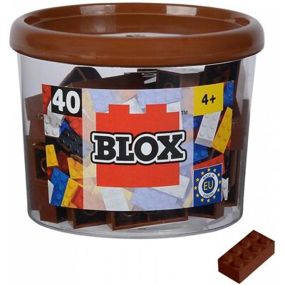 Androni Blox 40 braune 8er Steine in Dose Androni Blox 40 braune 8er Steine in Dose