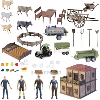 No Name Bauernhof-Set mit Bauern und DIY-Haushälterinnen No Name Bauernhof-Set mit Bauern und DIY-Haushälterinnen