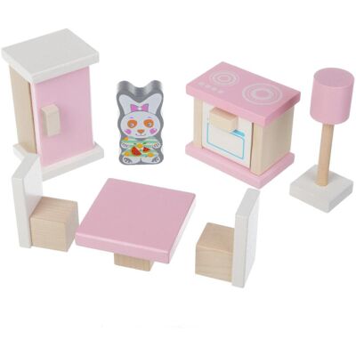 Cubika Holz Puppenhaus Küche - Mehrfarbig - Puppenhausmöbel Cubika Holz Puppenhaus Küche - Mehrfarbig - Puppenhausmöbel