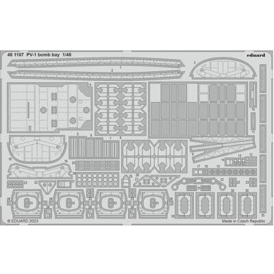 Eduard PV-1 bomb bay 1/48 ACADEMY Eduard PV-1 bomb bay 1/48 ACADEMY