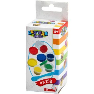 Simba A&F 4 Knetdosen je 25g Simba A&F 4 Knetdosen je 25g