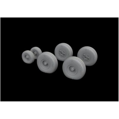 Eduard C-130 wheels 1/72 for ZVEZDA Eduard C-130 wheels 1/72 for ZVEZDA