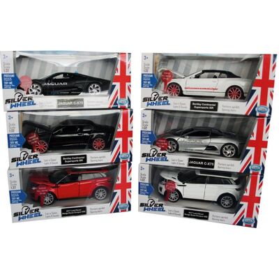 ODS Silver Wheel - English licensed cars 1:32 scale, with breech loading function, opening doors and hoo ODS Silver Wheel - English licensed cars 1:32 scale, with breech loading function, opening doors and hoo