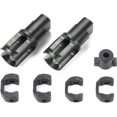 Tamiya TRF420 Steel Front Direct Cups (2) Tamiya TRF420 Steel Front Direct Cups (2)
