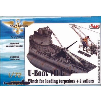 CMK U-Boot Typ VII C Torpedowinsch für Revell-Bausatz CMK U-Boot Typ VII C Torpedowinsch für Revell-Bausatz