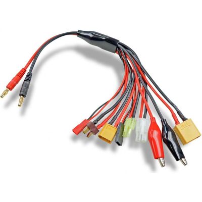 Carson 8-in-1 Ladekabel - Multi-Ladekabel 8 in 1, 4mm Bananenst. Carson 8-in-1 Ladekabel - Multi-Ladekabel 8 in 1, 4mm Bananenst.