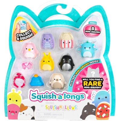 Jazwares Squish-a-longs 2,5 cm 8-pak S3 - Variant 2 Jazwares Squish-a-longs 2,5 cm 8-pak S3 - Variant 2