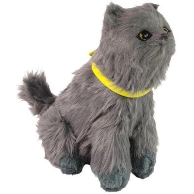 Lean Toys Das weiche Fell des interaktiven Plüschkätzchens streichelt seinen Kopf und lernt seine Funktionen k (19 cm) Lean Toys Das weiche Fell des interaktiven Plüschkätzchens streichelt seinen Kopf und lernt seine Funktionen k (19 cm)
