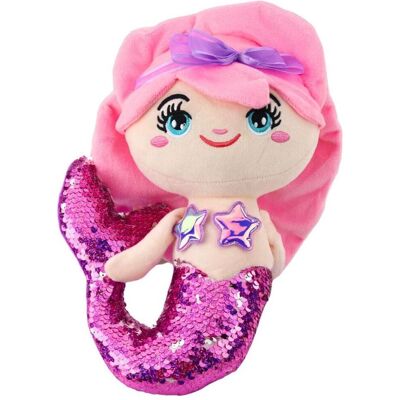 Lean Toys Lean Plüsch Meerjungfrau Kuschelschwanz In Pailletten Rosa Und Lila 28Cm (28 cm) Lean Toys Lean Plüsch Meerjungfrau Kuschelschwanz In Pailletten Rosa Und Lila 28Cm (28 cm)