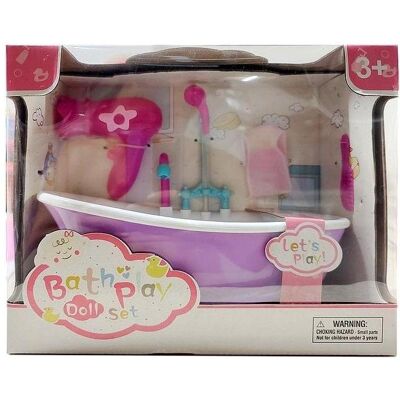 Adar Puppenbadewanne mit Licht, Wasser und Sound Adar Puppenbadewanne mit Licht, Wasser und Sound