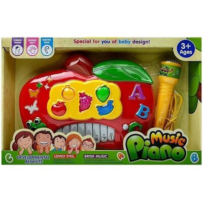 Lean Toys Elektronisches Klavier Apple Connect to Phone (Englisch, Spanisch) Lean Toys Elektronisches Klavier Apple Connect to Phone (Englisch, Spanisch)