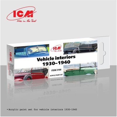 ICM Vehicle interiors 1930–1940 ICM Vehicle interiors 1930–1940