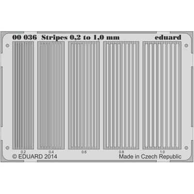 Eduard Stripes 0.2 to 1 mm Eduard Stripes 0.2 to 1 mm