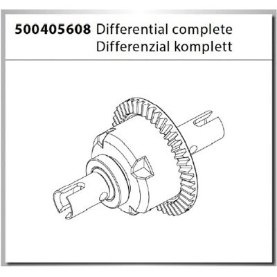 Carson CRAWLEE PRO Differenzial komplett Carson CRAWLEE PRO Differenzial komplett