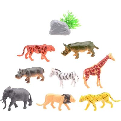 Johntoy Tierwelt - Wilde Tiere Spielset, 10-tlg. Johntoy Tierwelt - Wilde Tiere Spielset, 10-tlg.