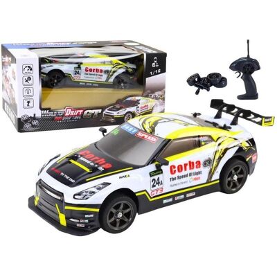 Lean Toys RC Sportauto 1:16 Drift mit wechselbaren Rädern Lean Toys RC Sportauto 1:16 Drift mit wechselbaren Rädern