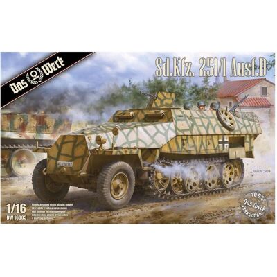 Das Werk 1:16 16005 Sd.Kfz. 251/1 Ausf. D Hanomag Plastic Modelbouwpakket Das Werk 1:16 16005 Sd.Kfz. 251/1 Ausf. D Hanomag Plastic Modelbouwpakket