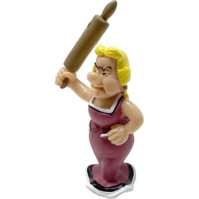 Plastoy Asterix Figur Gutemine mit Nudelholz Plastoy Asterix Figur Gutemine mit Nudelholz