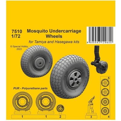 CMK Mosquito Undercarriage Wheels / for 1/72 Tamiya and Hasegawa kits CMK Mosquito Undercarriage Wheels / for 1/72 Tamiya and Hasegawa kits