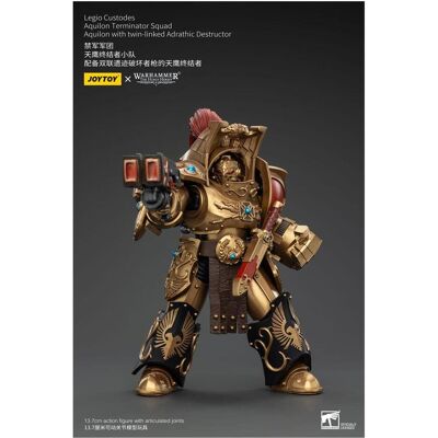 Joy Toy Warhammer The Horus Heresy Actionfigur 1/18 Legio Custodes Aquilon Terminator Squad Aquilon with twi Joy Toy Warhammer The Horus Heresy Actionfigur 1/18 Legio Custodes Aquilon Terminator Squad Aquilon with twi