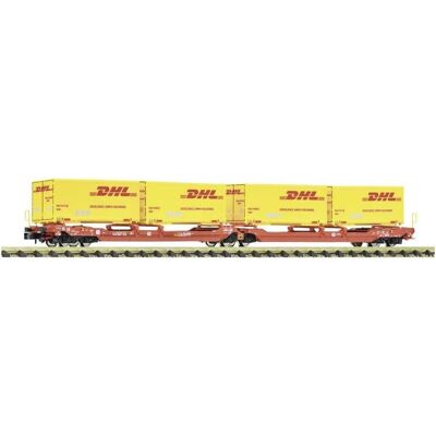 Fleischmann 6660051 N Doppeltaschen-Gelenkwagen T3000e der DB AG DHL (Spur N) Fleischmann 6660051 N Doppeltaschen-Gelenkwagen T3000e der DB AG DHL (Spur N)