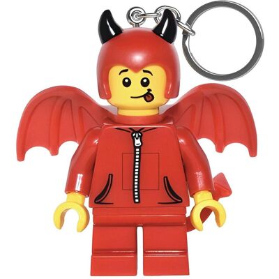 Lego Unisex, Schlüsselanhänger, Minifigures Schlüsselanhänger mit Leuchtfunktion Kleiner Teufel 8 cm, Gelb, Rot Lego Unisex, Schlüsselanhänger, Minifigures Schlüsselanhänger mit Leuchtfunktion Kleiner Teufel 8 cm, Gelb, Rot