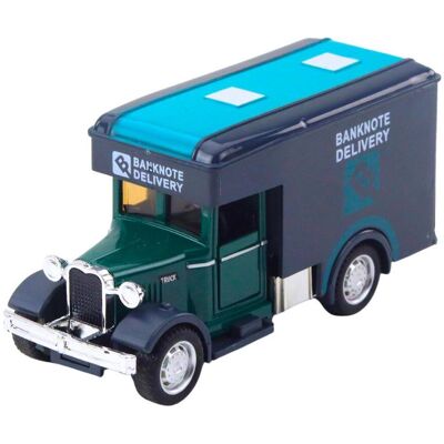 Lean Toys Klassischer Metall-LKW mit Rückziehlichtern und Geräuschen Lean Toys Klassischer Metall-LKW mit Rückziehlichtern und Geräuschen