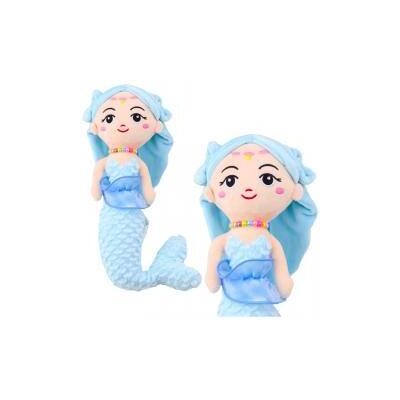 Lean Toys Plüsch Meerjungfrau mit Korallen Kuscheltier Blau 32cm (32 cm) Lean Toys Plüsch Meerjungfrau mit Korallen Kuscheltier Blau 32cm (32 cm)
